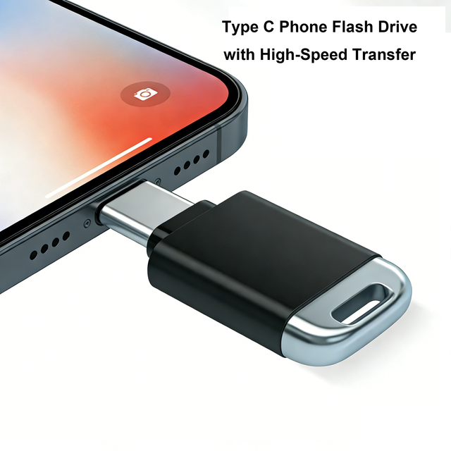 Type-C USB Flash Drive 1GB 2GB 4GB 8GB 16GB 32GB 64GB 128GB Custom Logo OTG Pendrive for Smart Phone & Computer