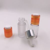 Flacon de 5 ml + 1 g personnalisable 2-en-1 pour ingrédients lyophilisés en poudre, idéal pour mélange liquide et poudre, emballage cosmétique