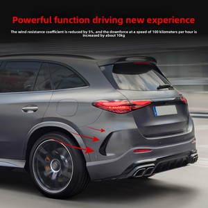 Para Clase GLC X254 AMG Line 2023+, Alerón de Ventilación Trasera, Piezas de Modificación de Parachoques Exteriores, Adhesivo para Automóvil AMP-Z-672, Compatible con 20 - Product Image 2