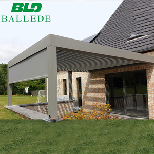 Bâche rétractable entièrement automatique, couverture de piscine, bâche en aluminium, toit rétractable, pergola - Product Image 3