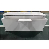 Boîte de rangement en acier enduit de poudre de haute qualité personnalisée Tôle pliée CNC avec revêtement blanc Cadre en acier