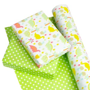 Custom Dinosaurs Polka Dots <b>Pattern</b> Recyclable <b>Paper</b> Roll 100GSM Double Side Coated PE Digital Printing Compatible <b>Paper</b> - Product Image 3