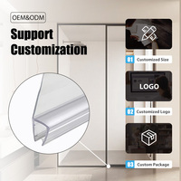 Bande d'étanchéité en PVC extrudé transparent ODM & OEM, bloque-porte étanche pour usage en bâtiment, profilés plastiques extrudés transparents