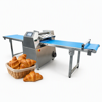 Machine à pâte automatique verticale en acier inoxydable pour pâtisserie danoise, capacité 4kg, 5kg, 6.5kg, avec laminoir à pâte