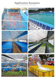 Réservoir d'eau extérieur supérieur: construction en toile de PVC pour piscines familiales durables et systèmes d'aquaculture efficaces - Product Image 3