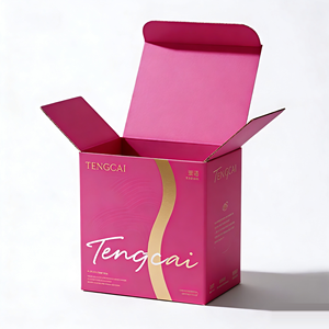 Premium Benutzerdefinierte Logo-Abonnement-Versandkartons Beschichtete Papier-Versandboxen Goldfolienprägung Recycelbare Kondom-Geschenkboxen - Product Image 5