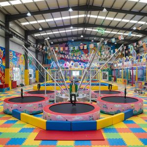 Sei persone Round <span class=keywords><strong>Bungee</strong></span> con rimorchio mobile 6 persone <span class=keywords><strong>Bungee</strong></span> <span class=keywords><strong>Jumping</strong></span> all'aperto trampolino commerciale sei vie <span class=keywords><strong>Bungee</strong></span> <span class=keywords><strong>Jumping</strong></span> - Product Image 6