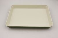 Assiette carrée moderne en mélamine jetable émaillée pour la cuisson et le service, avec logo personnalisé imprimé