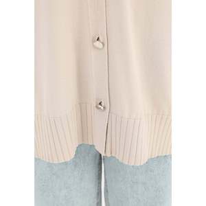 Tunique basique pour femme avec embossage floral - 10482TUN - BEIGE - Product Image 6