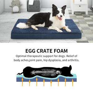 OEM & ODM impermeable lavable ortopédico de alta resistencia extra grande XL XXL cama de espuma de memoria para perros grandes - Product Image 4