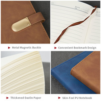Cuaderno de Negocios A5 de Tapa Dura de Cuero PU, Diario, Regalo, Logotipo Personalizado, Venta de Fábrica