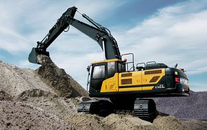 Excavadora de Orugas de 33 Toneladas, Máquina Excavadora R350LVS con Accesorios de Desgarrador - Product Image 5