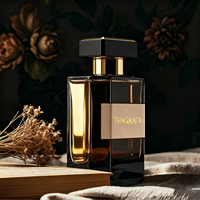 Flacon de parfum vide de haute qualité 30ml 50ml 100ml Boîte de parfum noire Emballage Flacon pulvérisateur de parfum unique