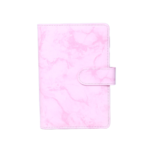 Bìa Kẹp Ngân Sách A6 Kèm Phong Bì Đựng Tiền 6 Vòng Bìa Kẹp Ngân Sách Tiền Mặt Chống Nước, Bìa PU Sổ Da Cẩm Thạch Có Nhãn Dán/ - Product Image 1