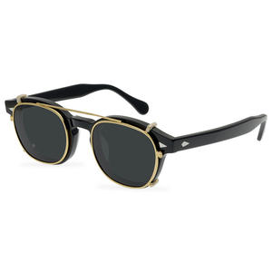 <span class=keywords><strong>Gafas</strong></span> de sol polarizadas con Clip de acetato 2024 para hombre y mujer, <span class=keywords><strong>gafas</strong></span> <span class=keywords><strong>Johnny</strong></span> <span class=keywords><strong>Depp</strong></span>, <span class=keywords><strong>marca</strong></span> de lujo, <span class=keywords><strong>gafas</strong></span> Vintage MILAN, montura de calidad superior - Product Image 5
