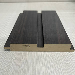 Revêtement mural en bois massif MDF décoratif d'intérieur, panneaux muraux cannelés - Product Image 4