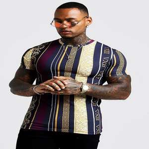 เสื้อยืดสำหรับผู้ชายเสื้อยืดสำหรับใส่เล่นกีฬาตามสั่งพิมพ์ลายสกรีนสไตล์ล่าสุด - Product Image 3