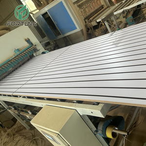 Rãnh nghệ thuật kết cấu gỗ rãnh 3D trang trí <span class=keywords><strong>MDF</strong></span> cong chạm khắc Tấm ốp 3D sóng <span class=keywords><strong>MDF</strong></span> Panel tường cho khách sạn - Product Image 5