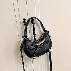 Bolso Infantil de Moda Otoño Invierno Nuevo Estilo Retro Bolso Versátil con Lazo para Niñas Bolso Cruzado - Product Image 6