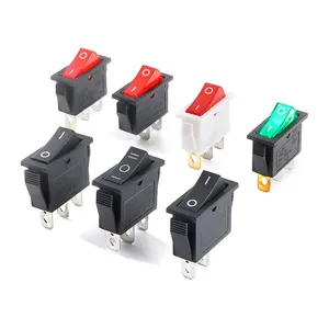 KCD3 Rocker Switch ON-OFF-ON 2/3 Position Electrical equipment With Light Power Switch 16A 250V / 20A 125V AC