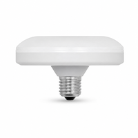 Lampu Langit-langit LED UFO E27 17W 24W 36W 1615-3420LM 6500K CRI 80 Dapat Diredupkan Bodi Aluminium PC untuk Ruang Tamu Kamar Tidur