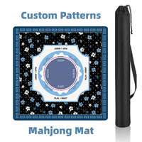 Tapis de table de mahjong américain personnalisé, écologique, imperméable, antidérapant, durable, en néoprène, pour le poker et les divertissements à domicile