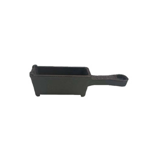 Pot Of Fortune Cast Iron Mini Frying Pan 100 Oz Rectangular Single Handle Uncoated Durable For Kitchen Use - Product Image 5