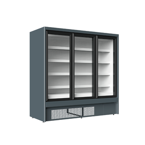 Vitrine réfrigérée verticale à 3 portes, à température unique, pour boissons, produits laitiers et aliments frais - Product Image 1