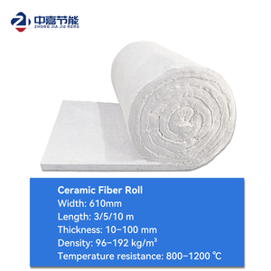 Couverture en laine de fibre céramique haute température de 20 mm d'épaisseur, 3600x610 mm, isolation thermique pour pipeline de vapeur - Product Image 2