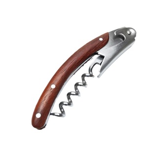 Haima-Tire-bouchon multifonction en bois de <span class=keywords><strong>rose</strong></span>, forme plate, en acier inoxydable, pour le vin et la bière - Product Image 5