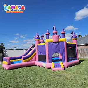 <span class=keywords><strong>Castillo</strong></span> Inflable para Fiestas, Tobogán Inflable con Diseño de Princesa para Niñas - Product Image 6