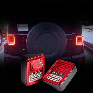 ใหม่รมควัน LED ไฟเลี้ยวย้อนกลับไฟท้ายสำหรับรถจี๊ปแรงเลอร์jk 2007 2008 2009 2010 <span class=keywords><strong>2011</strong></span> 2012 2014 2013 2014 2015 2016 2017 - Product Image 4