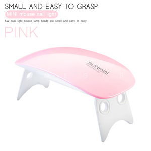 Lampe UV LED portable mini pour ongles, design à clipser sur bureau en ABS, séchage rapide du vernis gel, lumière de polymérisation pour la maison, le salon, la manucure, le sac - Product Image 6