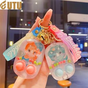 Llaveros de dibujos animados y anime bonitos, colgantes de juego de baloncesto con aro subacuático, muñecos de máquina de regalos, plástico Burst-F - Product Image 3