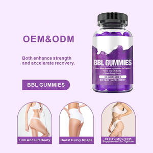 Compléments alimentaires à base de fibres végétales naturelles de l'usine OEM, gommes pour lifter les fesses, améliorer les fesses pour les femmes adultes - Product Image 3