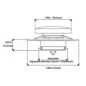 Universal Tip Toe Bath <b>Drain</b> Stopper and Cover Replaces Lift and Turn Tip-Toe and Trip Lever <b>Drains</b> for Tub - Product Image 2