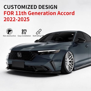 Kit <span class=keywords><strong>de</strong></span> Carrocería para Parachoques Delantero para Honda Accord <span class=keywords><strong>11</strong></span>ª Generación 2022-2025, Diseño Mejorado, Nuevo Material PP <span class=keywords><strong>de</strong></span> Fábrica - Product Image 1