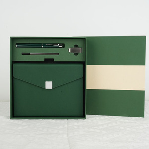 Hộp in ấn biểu tượng tùy chỉnh bìa cứng máy tính xách tay quy hoạch bộ với Hộp và bút - Product Image 1