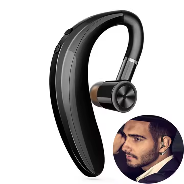 HOT S109 Blue Tooth Earphones Headphones Handsfree Earloop Wireless Earbud Headset Drive Call Sports Earphones Earpiece With Mic