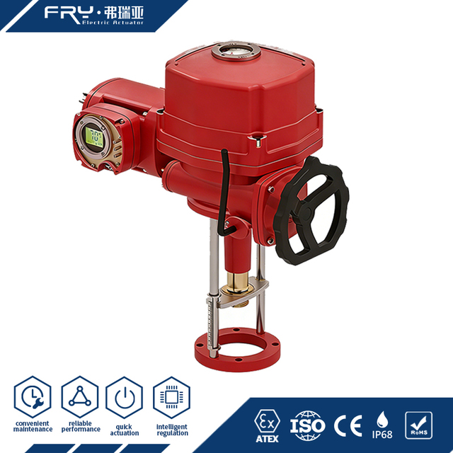 Electric Linear Actuator High Thrust with Position Indicator for Paper Mill 4-20mA OEM IP67 Protection