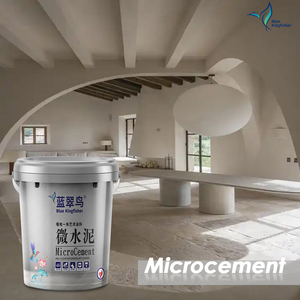 Système Microciment Imperméable et Respirant Blue Kingfisher pour <span class=keywords><strong>Mur</strong></span> de Sous-sol, <span class=keywords><strong>Mur</strong></span> de Parking Souterrain et <span class=keywords><strong>Mur</strong></span> de Métro - Product Image 2