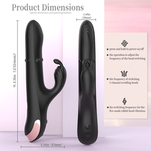 LIL Mermaid Premium Cool Stick Mini Rabbit Vibrator G-Punkt Wasserdicht USB-Aufladung für Paare & Vaginale Anwendung Dildo - Product Image 2