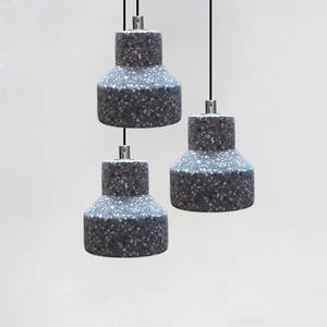 Lámpara de Araña Moderna de <span class=keywords><strong>Cemento</strong></span> Terrazo para Escalera, Estilo Loft Retro Trompeta - Product Image 5
