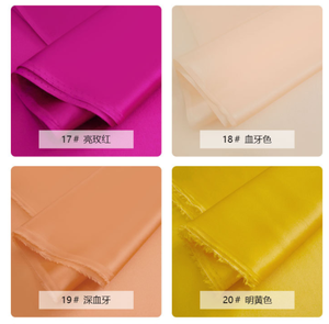 Farbe Pink 140cm Breite Krepp Satin Stretch 94% Seide 6% Spandex <span class=keywords><strong>Lycra</strong></span> 19mm Seiden stretch Stoff - Product Image 5