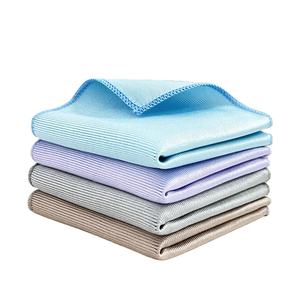 Pack of 4 Glasses Cleaning Cloth Barb Weave Antibacterial No <b>Scratch</b> Lint Free Streak Free for Glass Mirrors Steel Eyeglass - Product Image 1