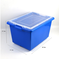 Caja de almacenamiento de bloques de construcción grande, OEM juguete, bloques compatibles con STEM para niños, Caja multifuncional colorida
