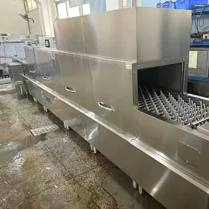 Máquina de lavar louça comercial tipo voo para restaurante utensílio máquina de lavar louça de vidro