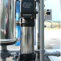 Système d'osmose inverse industriel 250LPH 500LPH, station de traitement d'eau, contrôle PLC, pompe, moteur, acier inoxydable pur