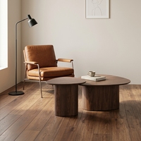 Table basse en MDF multifonctionnelle créative en promotion pour salon, table basse ronde