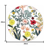 Tapis de souris personnalisé avec sublimation circulaire de plantes